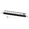 Prailgintuvas LogiLink LPS207 3m 8x kištukinis lizdas (Tipas F) juoda/balta