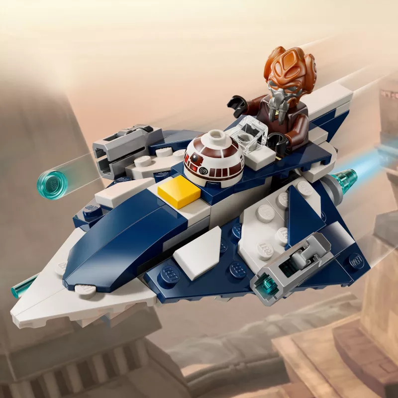 LEGO Microfighter Star Wars Plo Kono džedajaus žvaigždėlaivis 75400 — 89 dalių, 1 minifigūrėlė, nuo 6 m.