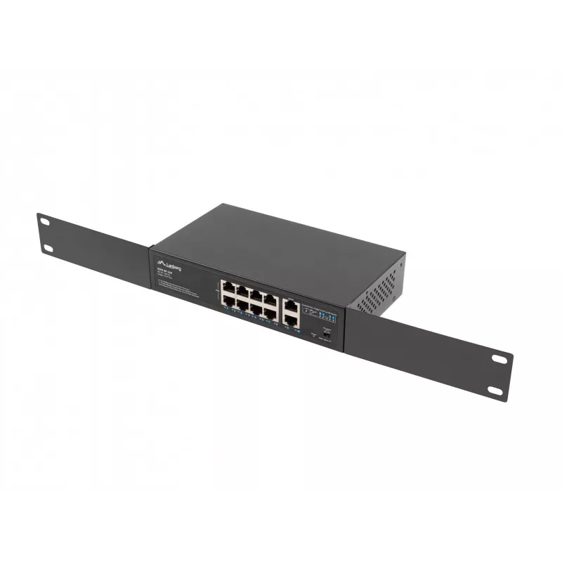 Nevaldomas PoE+ jungiklis Lanberg RSFE-8P-2GE-120