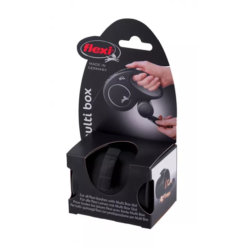 Flexi Multi Box Black Universal – šėrimo/laistymo dėžutė, 201–499 g