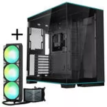 Lian Li O11D EVO RGB + TRYX PANORAMA SE ARGB komplektinis skysčio aušinimas - juodas, 360 mm