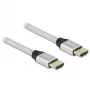 HDMI kabelis DeLOCK Ultra High Speed 48 Gbps 8K 60 Hz sidabrinis 3 m