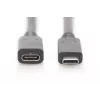 USB Type-C ilginamasis kabelis Digitus AK-300210-007-S 0,7 m