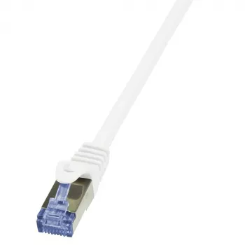 Tinklo kabelis LogiLink 50 m Cat.6A RJ-45 S/FTP baltas