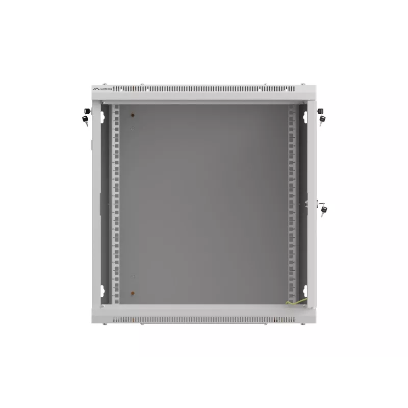 Pakabinamas 19 inch serverio stovas 12U 600x600 pilkas