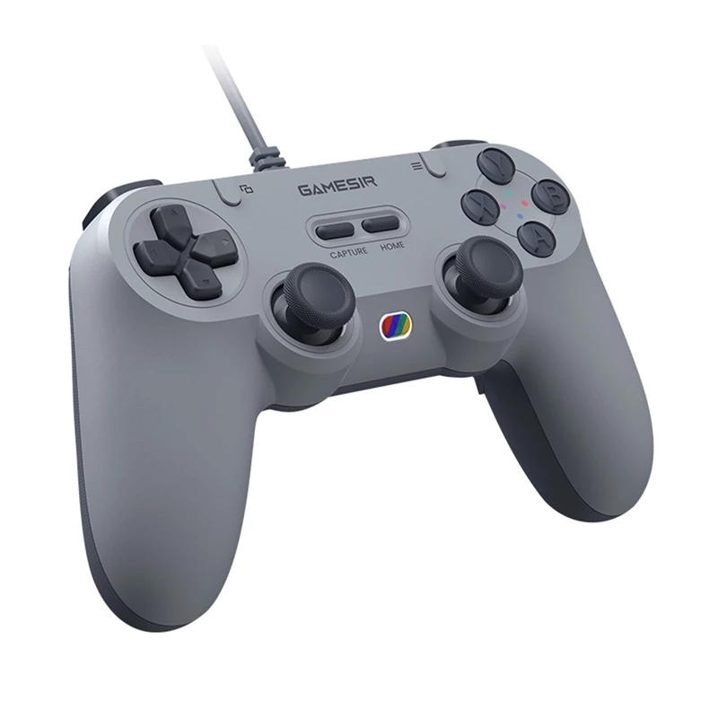 Laidinis valdiklis GameSir T3 GY Tegenaria Lite, pilka spalva, ergonomiškas, skirtas PC