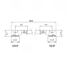 Delock 89607 antenos kabelis, MHF į MHF, 10 cm, juodas