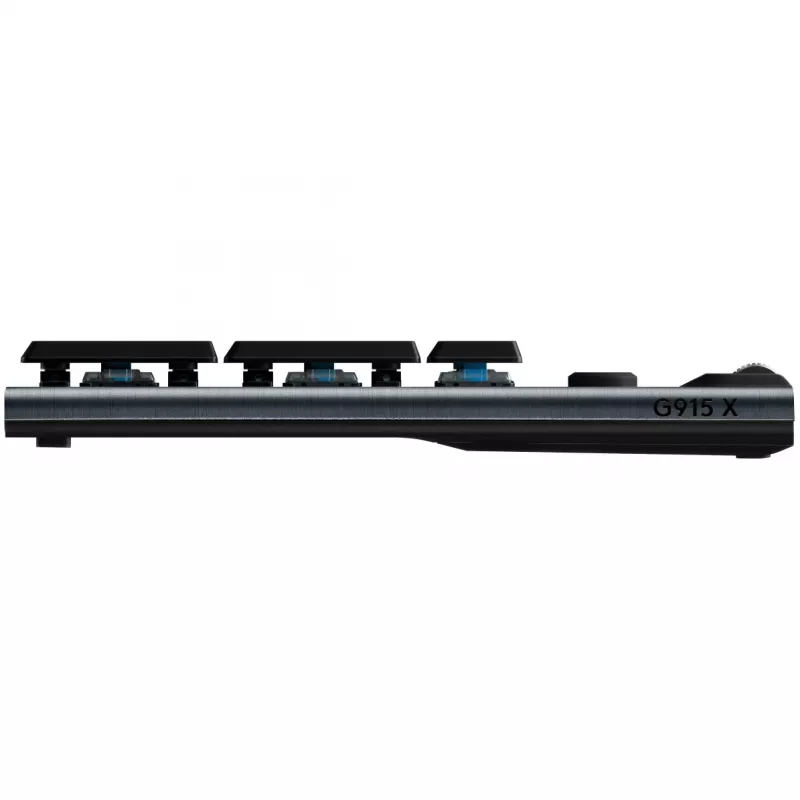 Logitech G G915 X LIGHTSPEED klaviatūra, žaidimų, USB, RF belaidė, Bluetooth, QWERTY US International, juoda