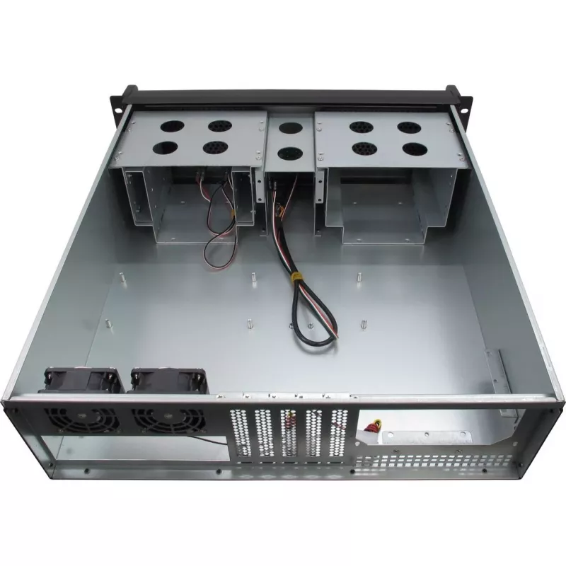 Inter-Tech 3U-3098-S Rack Black 19 inch 3U korpusas