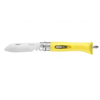 Opinel N°09 Camper/scout Geltonas