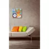 NeXtime klok 8170 Go van Go, 43x43 cm, sieninis, įvairiaspalvis