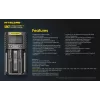 Nitecore UM2 baterijų įkroviklis buitinėms baterijoms DC Ličio jonų ir nikelio-kadmio