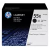 HP 55X 2 rinkinys didelės išeigos juodi originalūs LaserJet tonerių kasetės