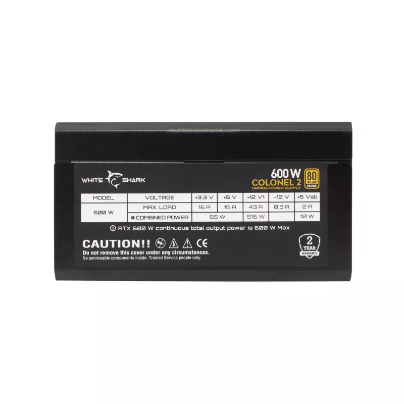 Maitinimo šaltinis White Shark GPSU-B600S Colonel-2 600W