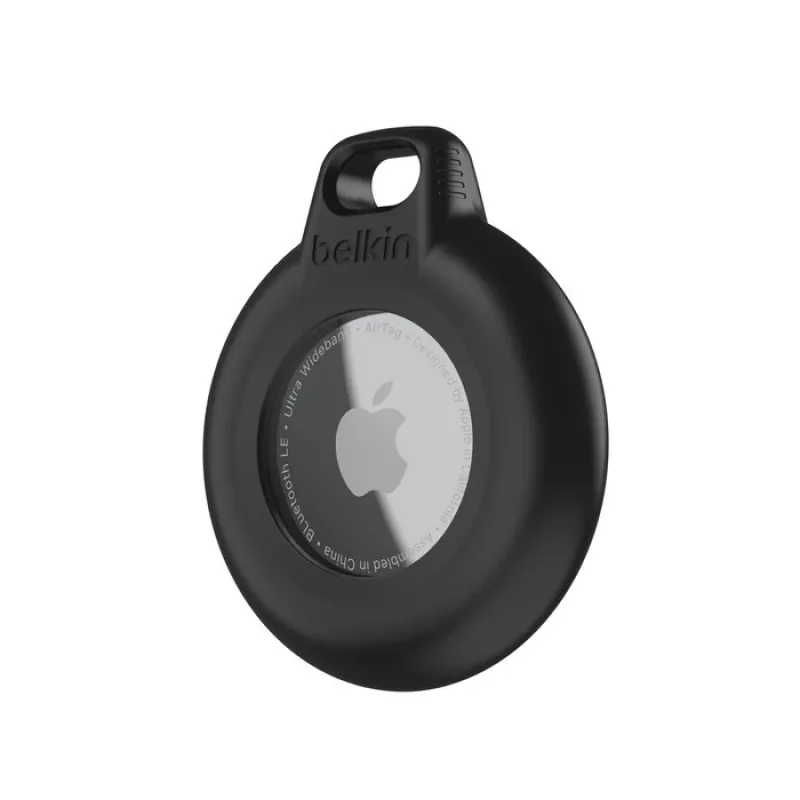 Belkin MSC013btBK juodas vandeniui atsparus dėklas su raktų pakabuku Apple AirTag