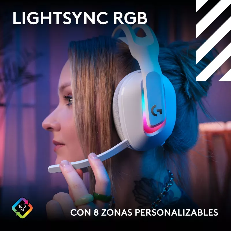 Belaidės ausinės Logitech G Astro A20 X wireless wired baltos