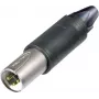 Neutrik XLR jungtis, kištukas, tiesus, lizdas, tiesus, 3 polių, sidabrinė NC3FM-C 1 vnt.