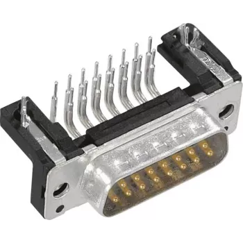 Harting D-SUB kaiščių antraštė 90° Polių skaičius: 25 Litavimas 09 66 362 6811 1 vnt.