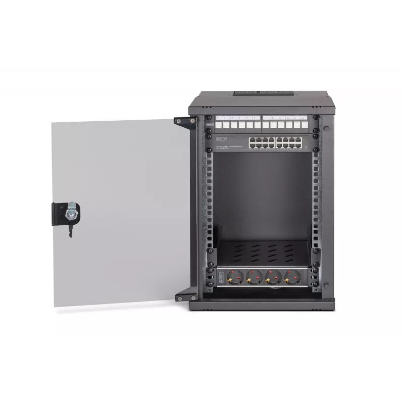 Sieninis stovas Digitus DN-49103-SET 9U 315 x 300 mm Juoda