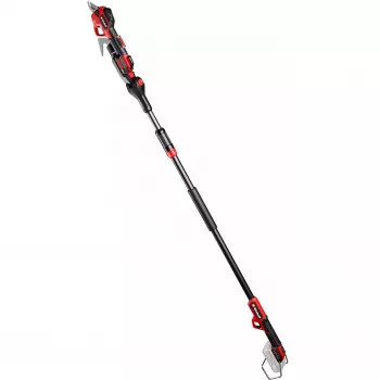 Genėjimo žirklės EINHELL GP-LS 18/28 Li T BL-Solo — belaidės teleskopinės aplenkiminės genėjimo žirklės, 18 V, pjovimo galia 2,8 cm, aliumininis kotas