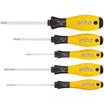 Atsuktuvų rinkinys Wiha 302ESD HK5 01, 5 dalių, ESD saugus