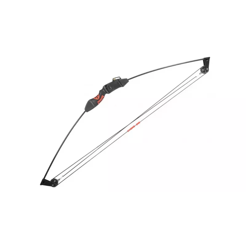 Lankas kompoundinis POE LANG EK Chameleon Black 10–15 lb, aliuminis, 930 mm, 22 colių virvelė, su 2 strėlėmis ir aksesuarais