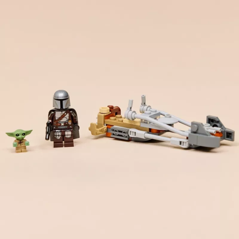 LEGO STAR WARS 75436 Mandaloriano ir Grogu greitaeigis motociklas