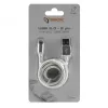 Sbox USB 2.0 8 Pin IPH7-S sidabrinis laidas