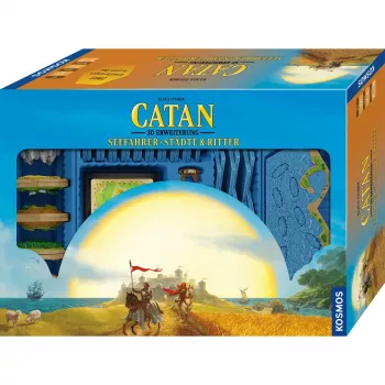 Kosmos KOO Catan 3D – Jūrų tyrinėtojai + Miestai ir riteriai plėtinio rinkinys