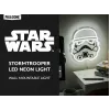 LED neoninė sieninė šviesa Paladone Stormtrooper PP14595SWVN, dekoratyvinis „Žvaigždžių karų“ apšvietimas