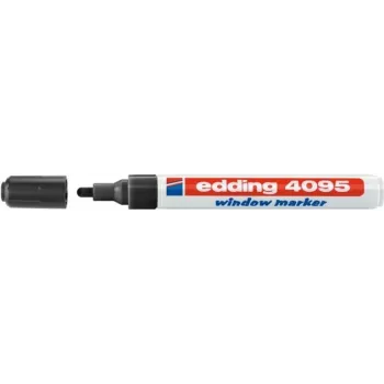 Kreidinis žymeklis Edding 4095 juodas 10 vnt.