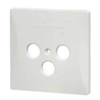 Kathrein ESZ 53 balta lizdo plokštė 3 prievadai 80x80 mm