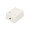 Extralink lizdas montuoti ant sienos, 1x RJ45 CAT5E UTP