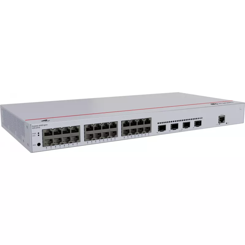 HUAWEI eKit S220 Series S220-24T4X valdomas L2 Gigabit Ethernet (10/100/1000) 1U pilkas