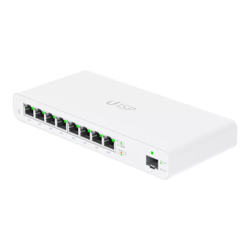 Ubiquiti Networks UISP valdomas L2 Gigabit Ethernet (10/100/1000) maitinimas per Ethernet (PoE) baltas (UISP-S-EU)