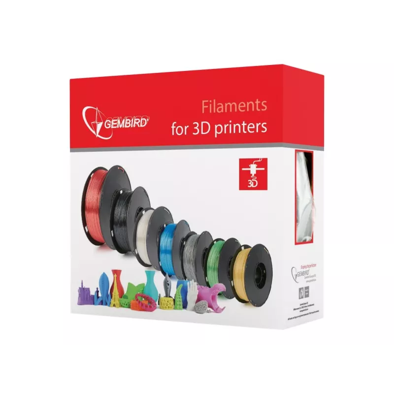 GEMBIRD 3DP-PLA1.75-01-PR Filamentas Gembird PLA Violetinis 1,75mm 1kg