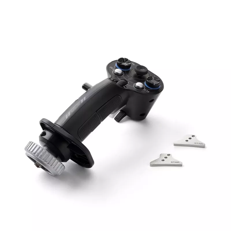 Pridedama rankena Flightstick Thrustmaster Sol-R 3 AVA, juoda, USB Type-C, analoginė/digitalinė, PC, 75×115×200 mm
