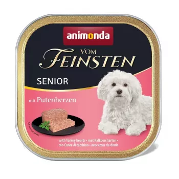 Šlapias šunų ėdalas senjorams Animonda ANIMONDA Vom Feinsten Moist Food Senior Turkey 150 g, be glitimo ir sojos