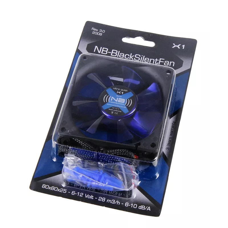 Ventiliatorius Noiseblocker BlackSilentFan X1