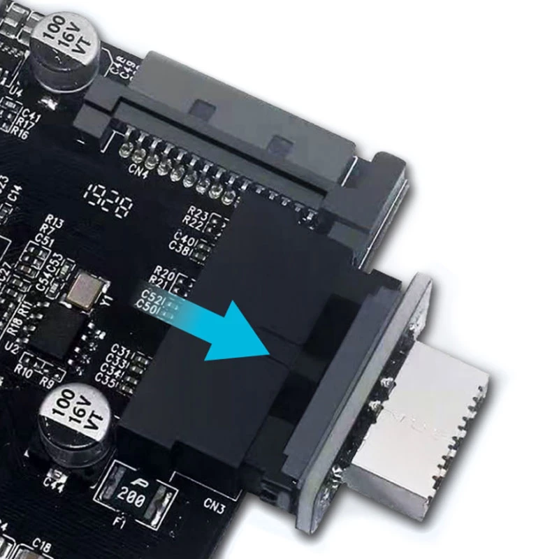 USB 3.0 adapteris GrauGear GG 18025 – Type A lizdas, 180° orientacija