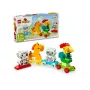 Konstruktorius LEGO DUPLO Gyvūnų traukinukas 10412 — 19 dalių, nuo 1,5 metų