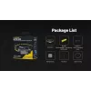 Nitecore HC70 UHE priekinė lemputė – 1600 liumenų, atspari smūgiams ir vandeniui, 0,172 kg, juoda
