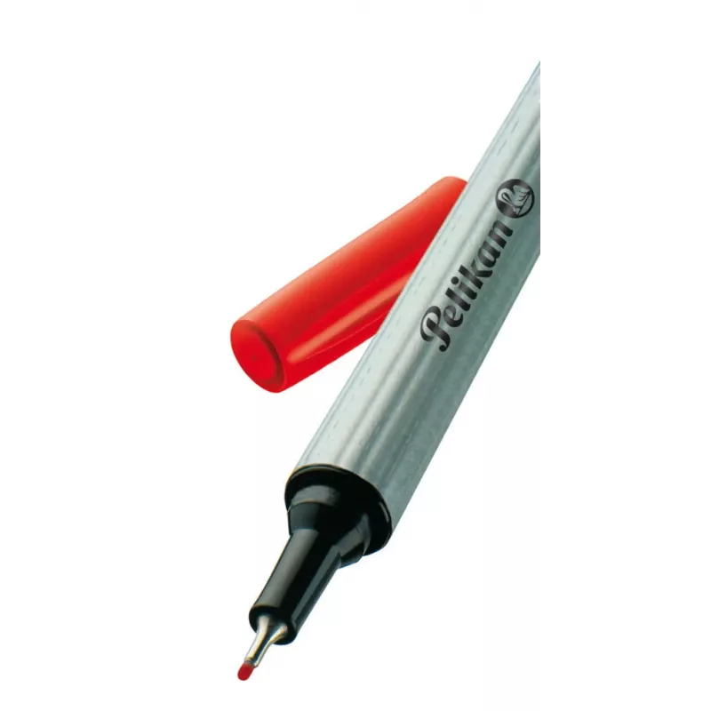 Pelikan Fineliner 96 Fine 0,4 mm juoda, mėlyna, raudona, 3 vnt.