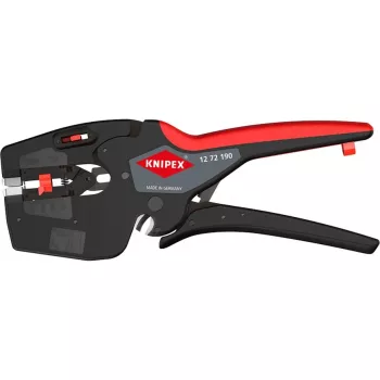 Knipex elektriko daugiafunkcis įrankis NexStrip 12 72 190 SB – laidų nuėmimo ir užspaudimo įrankis
