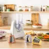 Elektrinė daržovių tarkavimo mašina Tefal Fresh Express DN853BE0 — 150 W, 3 keičiami antgaliai, 1 greitis, kreminė