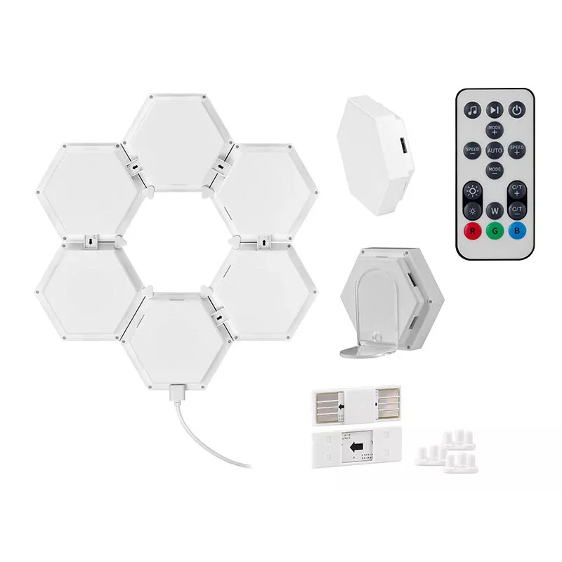 Įleidžiamas RGB LED skydelis TRACER Smart Hexagon Tracer 47256 Ambience TRAOSW47256