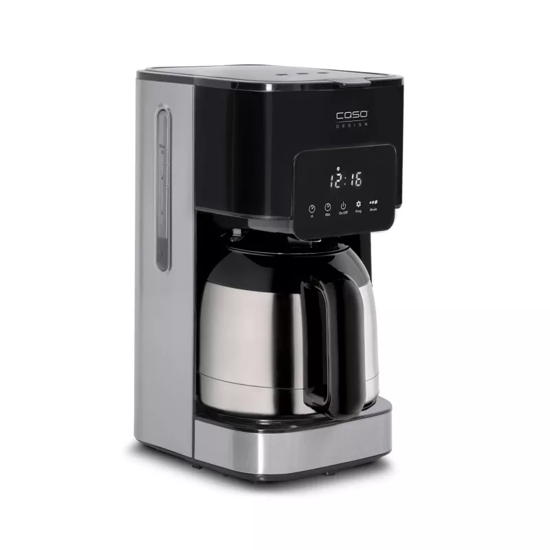Caso Taste & Style Duo Thermo kavos virimo aparatas su dviem termo ąsočiais, 800 W, juodas/nerūdijantis plienas
