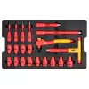 Neo Tools elektriko serviso dėžė 52 vnt. 22 tvirtame korpuse