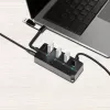 USB 3.2 Gen1 HUB, 4xUSB-A su atskirais jungikliais