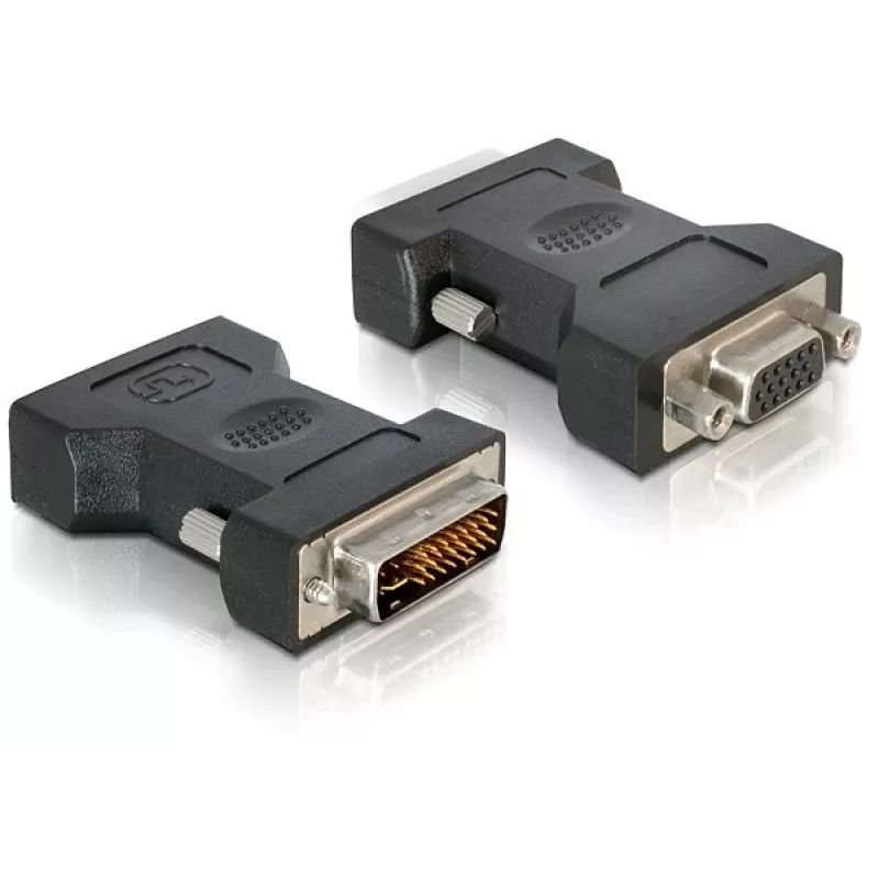 Adapteris VGA 15pin moteriškas į DVI 24+5 vyriškas DeLOCK 65016
